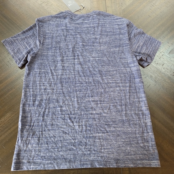 VRST Men's Medium Essential Pocket Tee HTR Darker Ardosia Blue Marble New Work - Picture 7 of 8